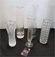 Crystal & Glass Bud Vases