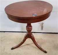 Vintage Round Wood Table
