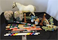 Vintage Horses & Jumping Set