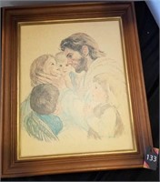 Framed Jesus Picture