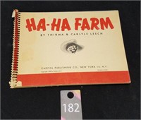 Vintage HaHa Farm Book missing Cover