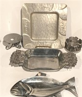Assorted Pewter Items