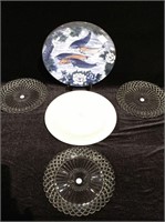 Assorted Decorative Trays and plates