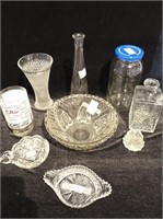 Assorted Crystal and Glassware