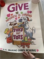 Toys for tots U.S. marine corps reserve 1972