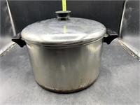 6qt Revere copper bottom stock pot with lid