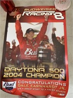 Budweiser Daytona 500 2004 champion autographed