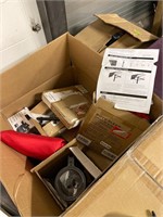 Box lot of salvage items