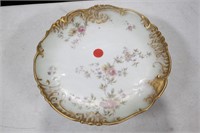 C.T.M. & SONS BEAUTIFUL GOLD GILT CAKE PLATE