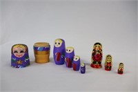 Two (2) Sets of Nesting Dolls