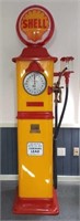 Clock face shell gas pump