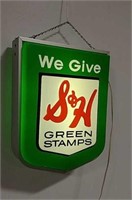 S&H green stamps light up DS sign