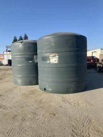 2 of 12 2500 Gallon Water Tanks