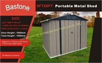 BRAND NEW 6'X8' METAL STORAGE SHED