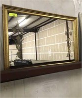 FRAMED MIRROR W/ EMBELLISHMENTS