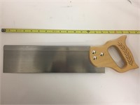 (4x bid) Wooden Handle Back Saw