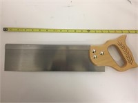 (6x bid) Wooden Handle Back Saw