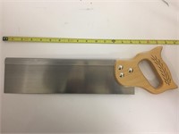 (6x bid) Wooden Handle Back Saw