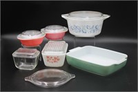 Assorted Vintage Pyrex and Fire-King