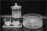 Assortment of Crystal Tableware