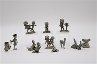Pewter Miniature Figurines