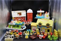 Assorted Vintage Little People Toys