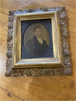 Antique Portrait of Dr. Hall on Board