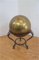 5" Brass Ball with Stand