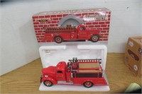 Die Cast Firehouse Truck in Box 8" long