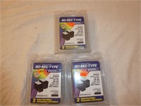 3 "New" Original KO-REC-TYPE Inkjet Cartridges