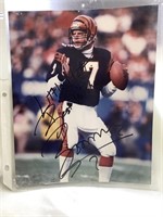 Boomer Esiason signed photo 8x10 matted