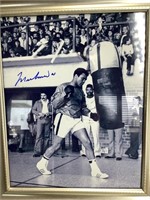 Muhammad Ali signed 8x10 photo, framed