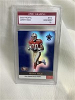 2000 Jerry Rice graded sports card