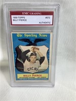 1959 Billy Pierce graded sports card