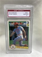 1982 Johnny Bench graded sports card