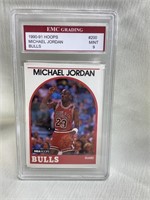 1990-91 Micheal Jordan graded sports card