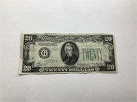 1934a 20 dollar bill