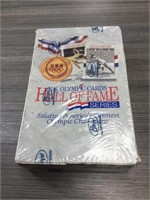 1991 unopened box Olympic hall of fame cards