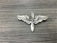 Sterling silver military pilot wings