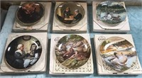 11 - LOT OF 6 COLLECTOR PLATES W/COA