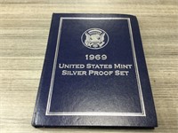 1969 US mint Silver proof set