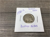 1920S  Buffalo nickel