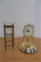Howard Miller Anniversary Clock & Brass Candle H