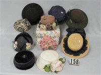 COLLECTION OF LADIES HATS: