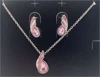 Costume Earring and Necklace Set