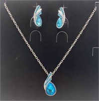 Costume Earring and Necklace Set