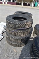 4 - 11r22.5 Drive Tires - New