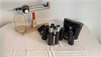Binoculars and scale