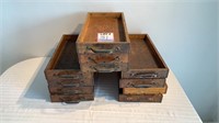 Primitive wood drawers