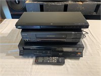 DVD player and VCR’s